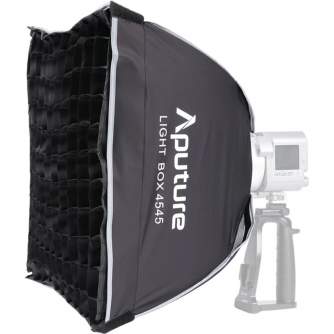 Softboxes - Aputure Light Box 45x45cm softbox Bowens Mount w. grid - buy today in store and with delivery