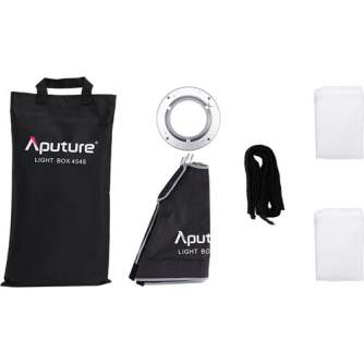 Softboxes - Aputure Light Box 45x45cm softbox Bowens Mount w. grid - buy today in store and with delivery