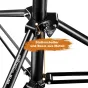 Light Stands - Walimex pro WT-806 gaismu statīvs, 256cm / 6kg kravnesība / 3 sekcijas - quick order from manufacturer