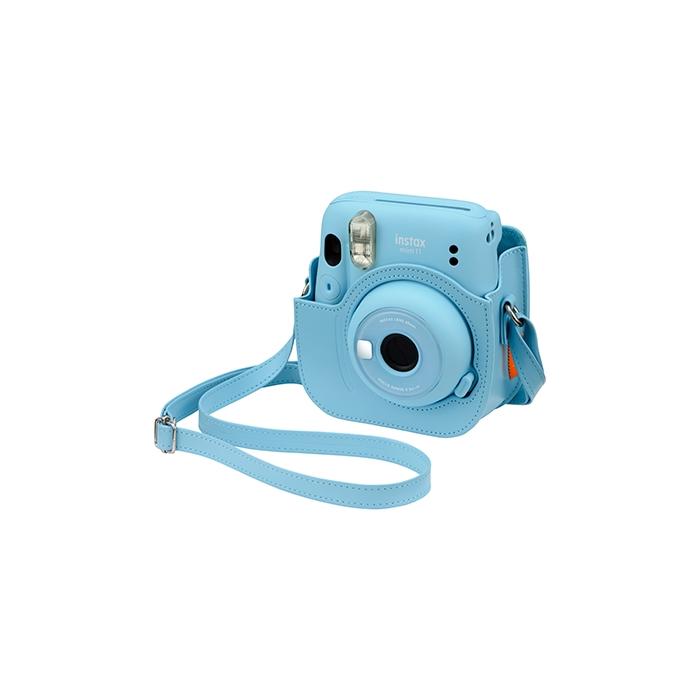 Momentfoto kamera - Instax Mini 11 Sky Blue + Instax Mini Glossy Film (10pl) + Original Case, Instant - ātri pasūtīt no ražotāja