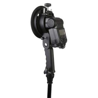 Tripod Accessories - BRESSER JM-86 Camera Flash Bracket with S-Bayonet Connection for Accessoires - buy today in store and with delivery