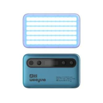 LED Lampas kamerai - Weeylite RGB LED S05 portable pocket Light Blue - perc šodien veikalā un ar piegādi