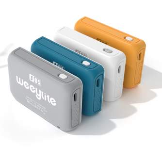 On-camera LED light - Weeylite RGB LED S03 portable pocket Light Grey - quick order from manufacturer