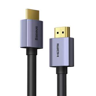 Video vadi, kabeļi - Baseus High Definition Series HDMI Cable, 4K 3m (Black) - perc šodien veikalā un ar piegādi