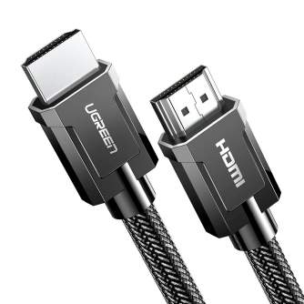 Провода, кабели - Кабель HDMI 2.1 UGREEN HD135, 8K 60Hz, 2m (черный) - купить сегодня в магазине и с доставкой
