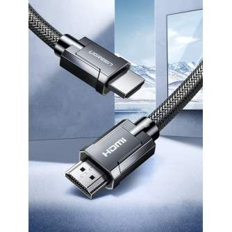 Провода, кабели - Кабель HDMI 2.1 UGREEN HD135, 8K 60Hz, 2m (черный) - купить сегодня в магазине и с доставкой