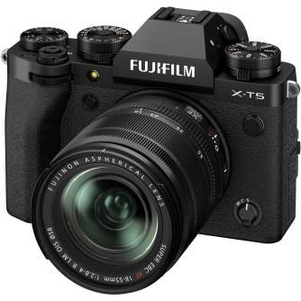 Fujifilm X-T5 + 18-55mm F2.8-4 R LM OIS mirrorless camera and lens kit