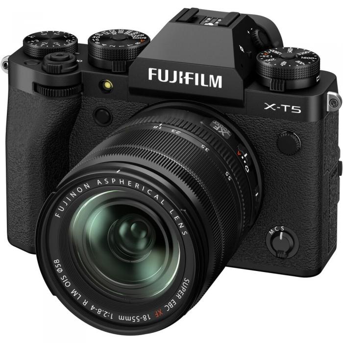 Беззеркальные камеры - Fujifilm X-T5 + 18-55mm F2.8-4 R LM OIS беззеркальная камера c объективом - купить сегодня в магазине и с