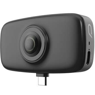 360, VR, Tiešraides kameras - Kandao QooCam FUN Black - ātri pasūtīt no ražotāja