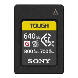 Memory Cards - Sony CEA-G Tough CFexpress Type A 800MB/s 640GB (CEA-G640T) - quick order from manufacturer