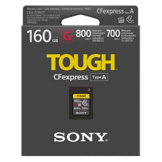 Atmiņas kartes - Sony CEA-G Tough CFexpress Type A 800MB/s 160GB (CEA-G160T) - ātri pasūtīt no ražotāja