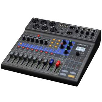 Audio Mikserpulti - Zoom LiveTrak L 8 Digital Mixer and Recorder - ātri pasūtīt no ražotāja