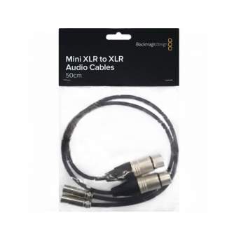 Video vadi, kabeļi - Blackmagic Design Blackmagic Mini XLR Adapter Cables (2 pcs) - ātri pasūtīt no ražotāja