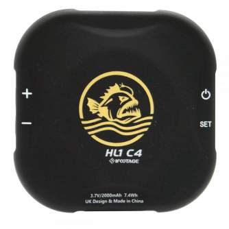On-camera LED light - iFootage Anglerfish HL1 C4 RGBW Handy Light Obsidian Black - quick order from manufacturer