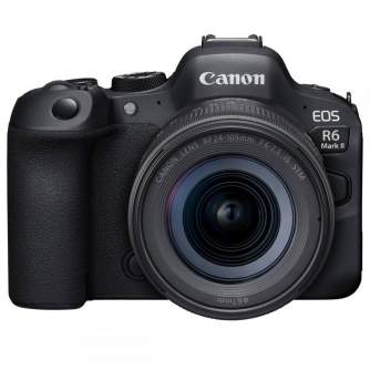 Bezspoguļa kameras - Canon EOS R6 Mark II + RF 24-105mm F4-7.1 IS STM - perc šodien veikalā un ar piegādi