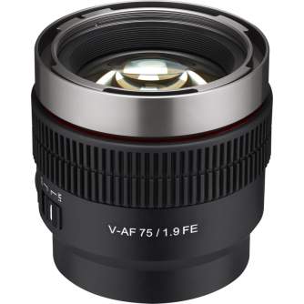 CINEMA Video objektīvi - Samyang V-AF 75mm T1.9 FE lens for Sony F1414806101 - купить сегодня в магазине и с доставкой