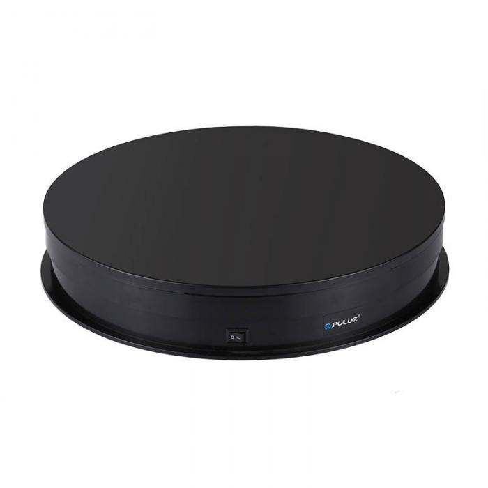 3D/360 systems - Puluz 30cm USB Electric Rotating Turntable Display Black - buy today in store and with delivery