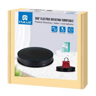 3D/360 systems - Puluz 30cm USB Electric Rotating Turntable Display Black - buy today in store and with delivery
