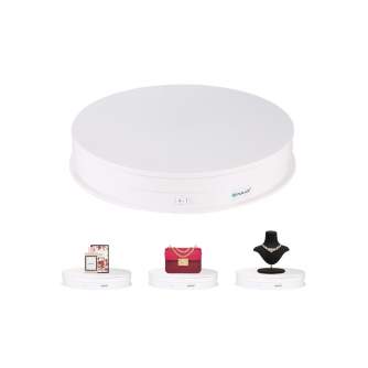 3D/360 systems - Puluz 30cm USB Electric Rotating Turntable Display White - buy today in store and with delivery