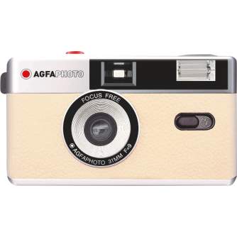 Плёночные фотоаппараты - AGFAPHOTO REUSABLE CAMERA 35MM BEIGE 603003 - купить сегодня в магазине и с доставкой