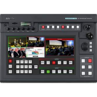 Video mikseri - DATAVIDEO SHOWCAST-100 4K 4-INPUT TOUCHPANEL PRODUCTION UNIT SHOWCAST-100 - ātri pasūtīt no ražotāja