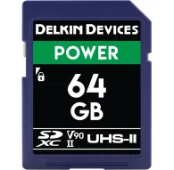 Карты памяти - DELKIN SD POWER 2000X UHS II U3 V90 R300 W250 64GB DDSDG200064G - быстрый заказ от производителяКарты памяти - DELKIN SD POWER 2000X UHS II U3 V90 R300 W250 64GB DDSDG200064G - быстрый заказ от производителя