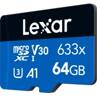 Карты памяти - LEXAR 633X microSDHC/SDXC no adapter (V30) R95/W45 64GB - быстрый заказ от производителяКарты памяти - LEXAR 633X microSDHC/SDXC no adapter (V30) R95/W45 64GB - быстрый заказ от производителя