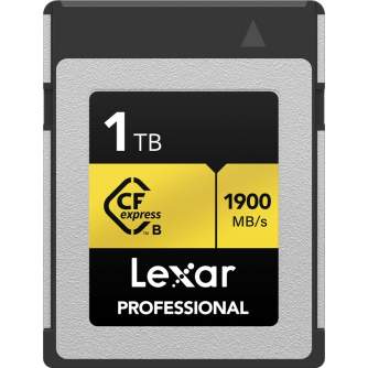 Карты памяти - LEXAR CFexpress Pro Gold R1900/W1500 1TB - быстрый заказ от производителя