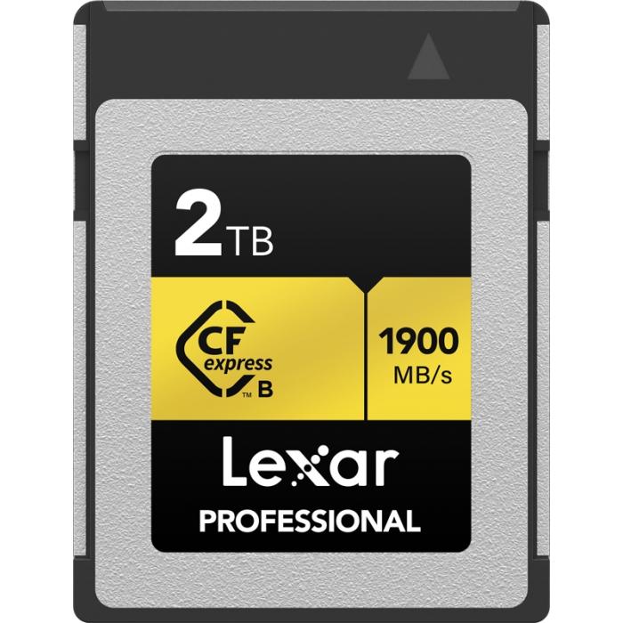 Atmiņas kartes - LEXAR CFexpress Pro Gold R1900/W1500 2TB - ātri pasūtīt no ražotāja