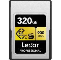 Memory Cards - LEXAR CFexpress Pro Gold R900/W800 (VPG400) 320GB (Type A) - buy today in Master Foto store and with delivery Best choise selected by expertsMemory Cards - LEXAR CFexpress Pro Gold R900/W800 (VPG400) 320GB (Type A) - buy today in Master Foto store and with delivery Best choise selected by experts