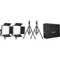 Light Panels - KIT NANLITE 2 LIGHT KIT 600CSA W CARRY CASE LIGHT STAND 118988 - quick order from manufacturer