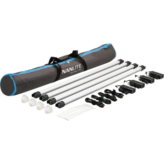 Nanlite Pavotube II 30C LED RGBWW cauruļu apgaismojums 4 gab. komplektā 15-2026-