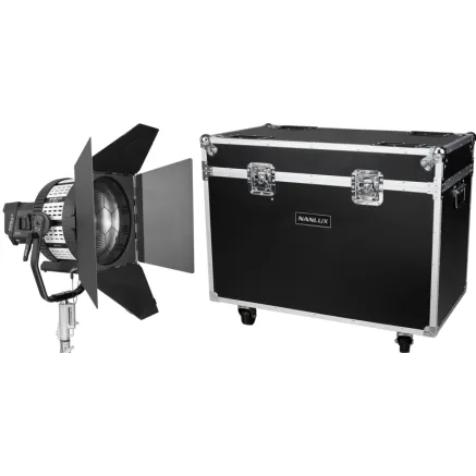 NANLUX Evoke 1200B Bi-Color with FL-35YK Fresnel Lens and Flight Case (Evoke 1200B FL-YK-KIT)