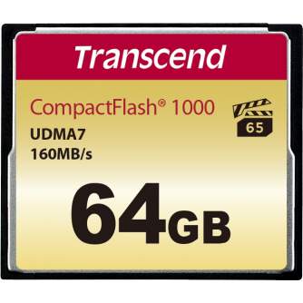 Memory Cards - TRANSCEND CF 1066X 64GB (ULTIMATE) TS64GCF1000 - quick order from manufacturer