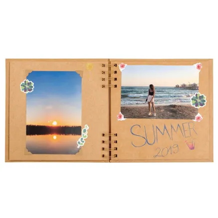 WALTHER SPIRAL ALBUM BROWN 19X19 SA-019-P