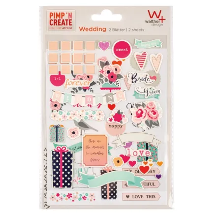 WALTHER ADHESIVE STICKER WEDDING ST7003