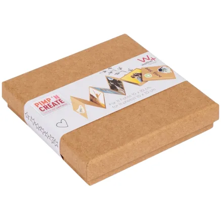 WALTHER LePorello 10x10 cm brown