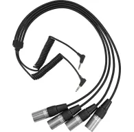 Audio cables, adapters - SARAMONIC CABLE SR-C2020 DUAL 3.5MM TRS MALE TO FOUR XLR MALE CABLE (SR-C2020) - quick order from manufacturerAudio cables, adapters - SARAMONIC CABLE SR-C2020 DUAL 3.5MM TRS MALE TO FOUR XLR MALE CABLE (SR-C2020) - quick order from manufacturer