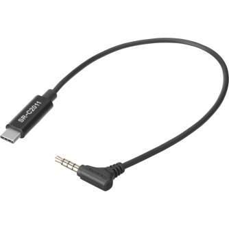 Audio cables, adapters - SARAMONIC CABLE SR-C2011 MALE 3.5MM TRRS TO MALE USB TYPE-C ADAPTER CABLE SR-C2011 - quick order from manufacturer