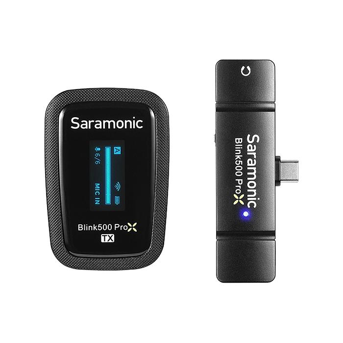 Bezvadu piespraužamie mikrofoni - SARAMONIC BLINK 500 PROX B5 2,4GHZ wireless USB-C Android & iPhone 15 - купить сегодня в магаз