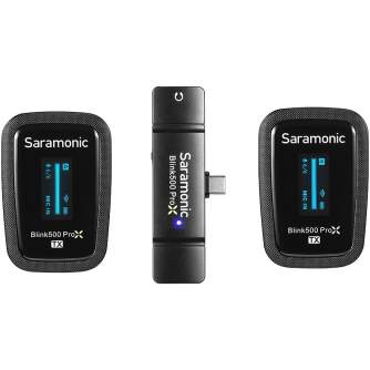Беспроводные петличные микрофоны - SARAMONIC BLINK 500 PROX B6 (2,4GHZ wireless w/ USB-C) Android & iPhone 15 - купить сегодня в