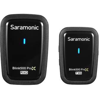 Bezvadu piespraužamie mikrofoni - SARAMONIC Blink 500 ProX Q10 (2,4GHz wireless w/3,5mm) - ātri pasūtīt no ražotāja