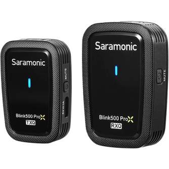 Bezvadu piespraužamie mikrofoni - SARAMONIC Blink 500 ProX Q10 (2,4GHz wireless w/3,5mm) - купить сегодня в магазине и с доставк