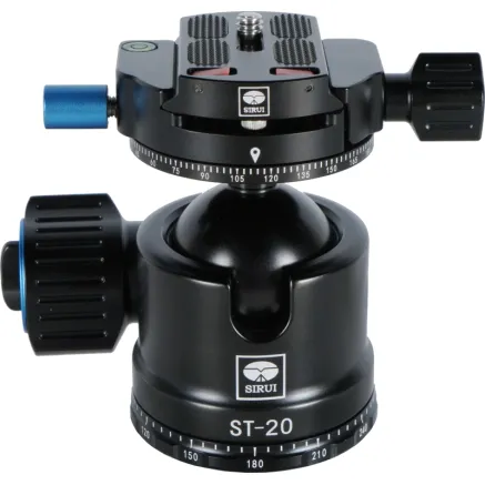 SIRUI ST-20 Ballhead with 40mm Damping, Aluminum Alloy, Arca-Swiss Clamp