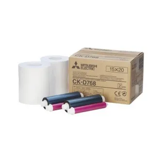 Fotopapīrs printeriem - Mitsubishi CK-D768 (2 rolls per carton) photo paper - ātri pasūtīt no ražotāja