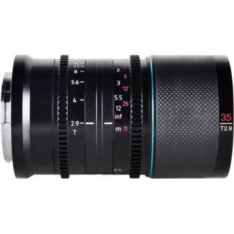 Lenses - SIRUI ANAMORPHIC LENS SATURN 35MM 1.6X CARBON FIBER FULL FRAME E-MOUNT (BLUE FLARE) SATURN E35B - quick order from manufacturer