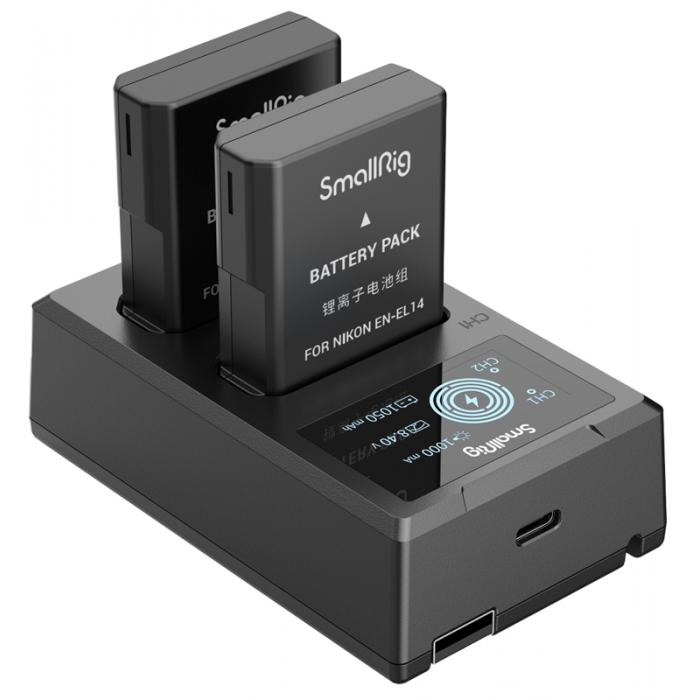 Camera Batteries - SmallRig 3819 EN EL14 Camera Batterij en Oplaad Kit 3819 - quick order from manufacturer
