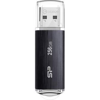 Zibatmiņas - Silicon Power flash drive 256GB Blaze B02, black SP256GBUF3B02V1K - ātri pasūtīt no ražotāja