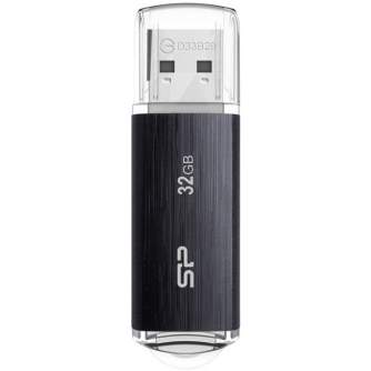 USB memory stick - Silicon Power flash drive 32GB Blaze B02 USB 3.1, black - quick order from manufacturer