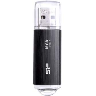 Zibatmiņas - Silicon Power zibatmiņa 16GB Blaze B02 USB 3.1, melna - perc šodien veikalā un ar piegādi